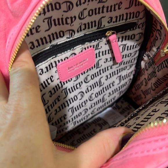NWT Juicy Couture Pink Lemonade Velour Bog Spencer Backpack main image 5